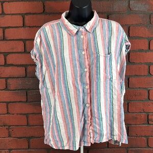 Orvis Shirt Womens XL Button Up